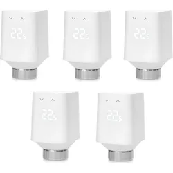Eve Thermo (5. Gen) - Smartes Heizkörperthermostat (Matter) 5er Pack