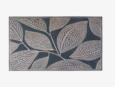 "A1 Home Collections Welcome Rubber Pin Mat, Beautifully Copper Finished 18"" X 30"""