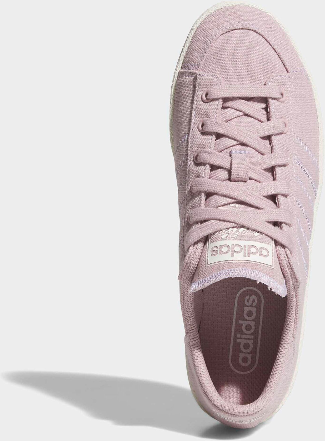 Sneaker ADIDAS SPORTSWEAR "JUMP HOOK LOW W", Damen, Gr. 37, rosa (dual lila, dual lila, core weiß), Textil, Schuhe Sneaker