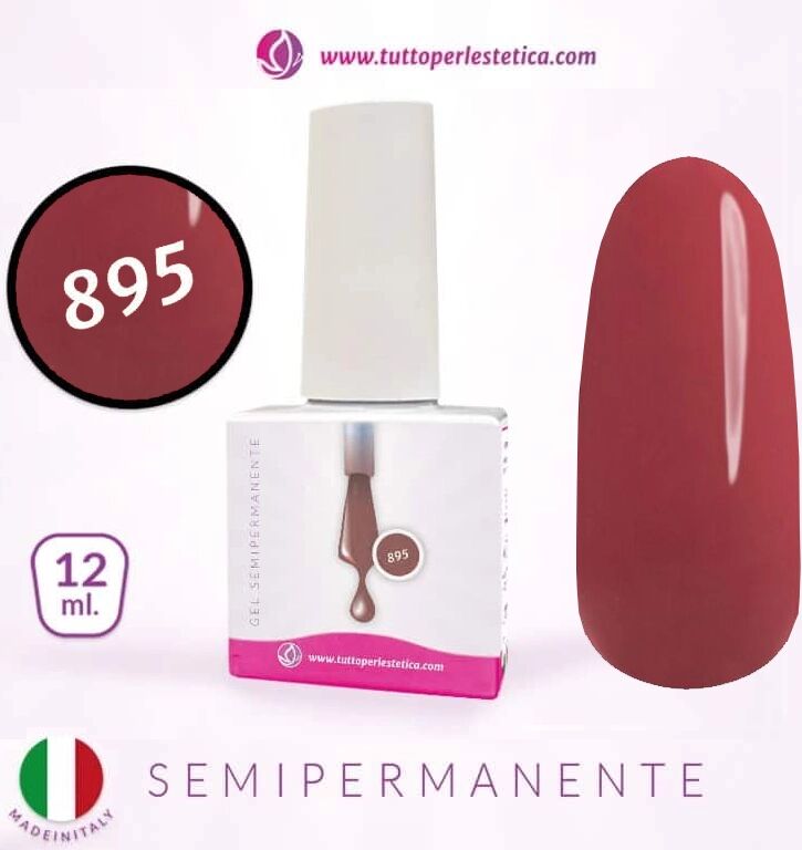 Tuttoperlestetica Semipermanente colore N 895 da 12 ML Hema e TPO Free
