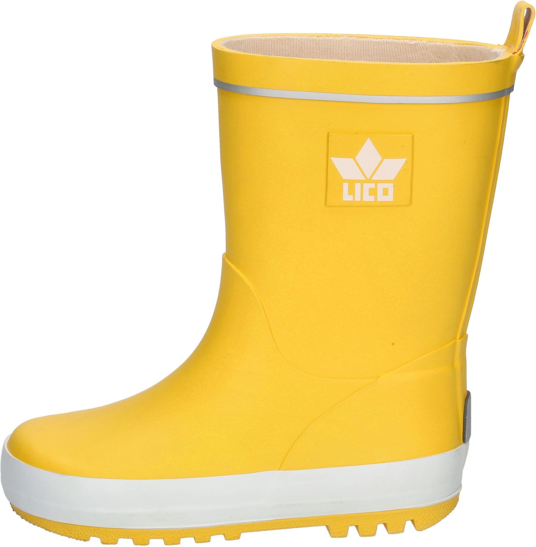 Gummistiefel LICO "Stiefel Samira", Mädchen, Gr. 36, gelb, Gummi, Schuhe Gummistiefel gelb 36