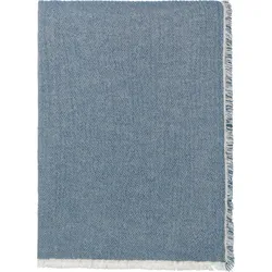 Thyme Decke 130 x 180 cm, blau