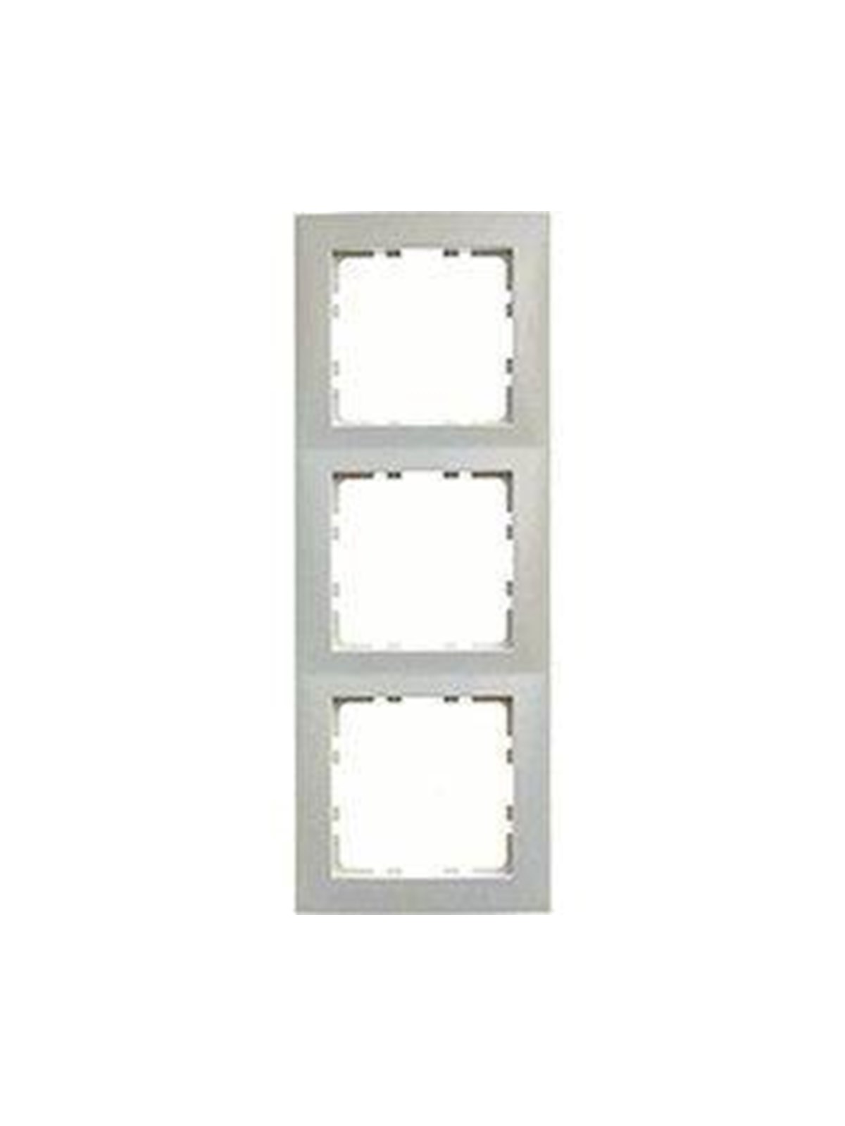 Berker Frame 3gang s1 polar white matt