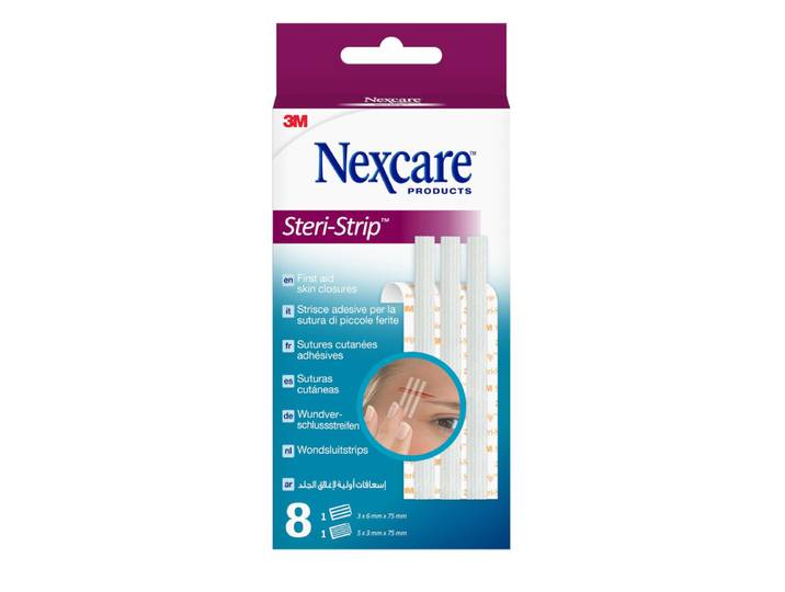 NEXCARE™ Steri-Strip™ Pansements Cutanés Assortis R150C, Lot de 8
