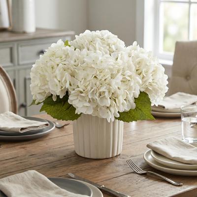 Creative Labs Hydrangea Arrangement in Cupcake Vase