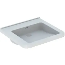 Geberit Renova Comfort WT eckig, barrierefrei 60x55cm, o. Hl., m. Ül., weiß