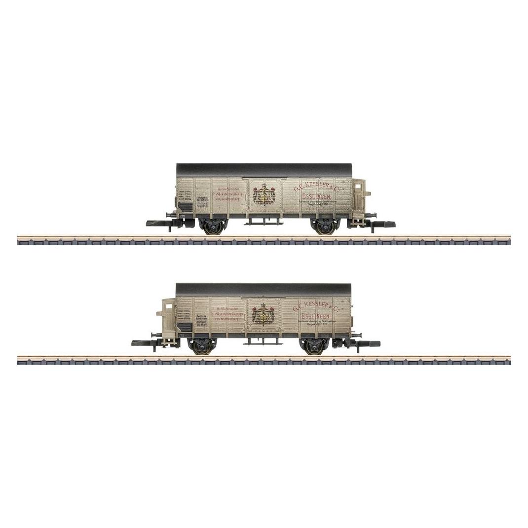 Märklin 82553 Z 2er-Set Gedeckte Güterwagen Kessler Sekttransport der DRG (82553)