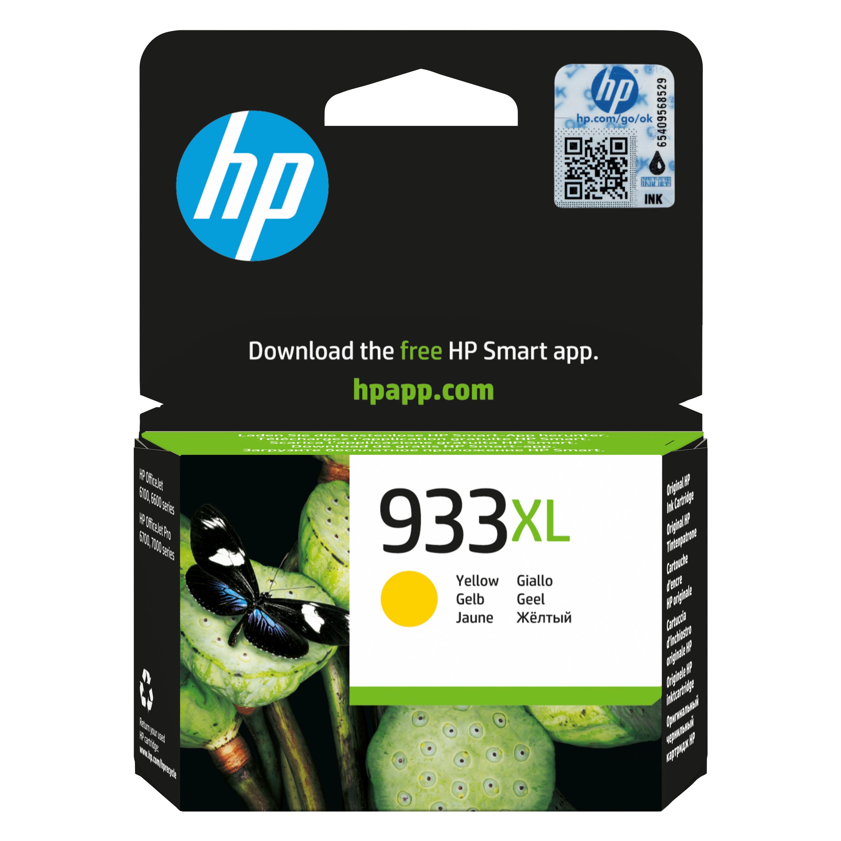 HP Original Tintenpatrone CN056AE (No.933XL), XL (Y) (CN056AE#301)