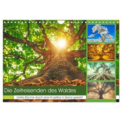 Die Zeitreisenden des Waldes (Wandkalender 2027 DIN A4 quer), CALVENDO Monatskalender