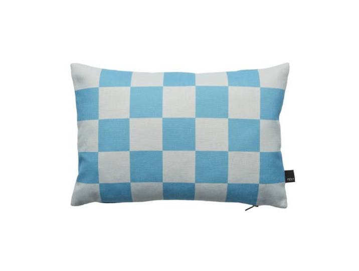 FÉST Stripes And Checks Sierkussen 30x45 cm Blauw