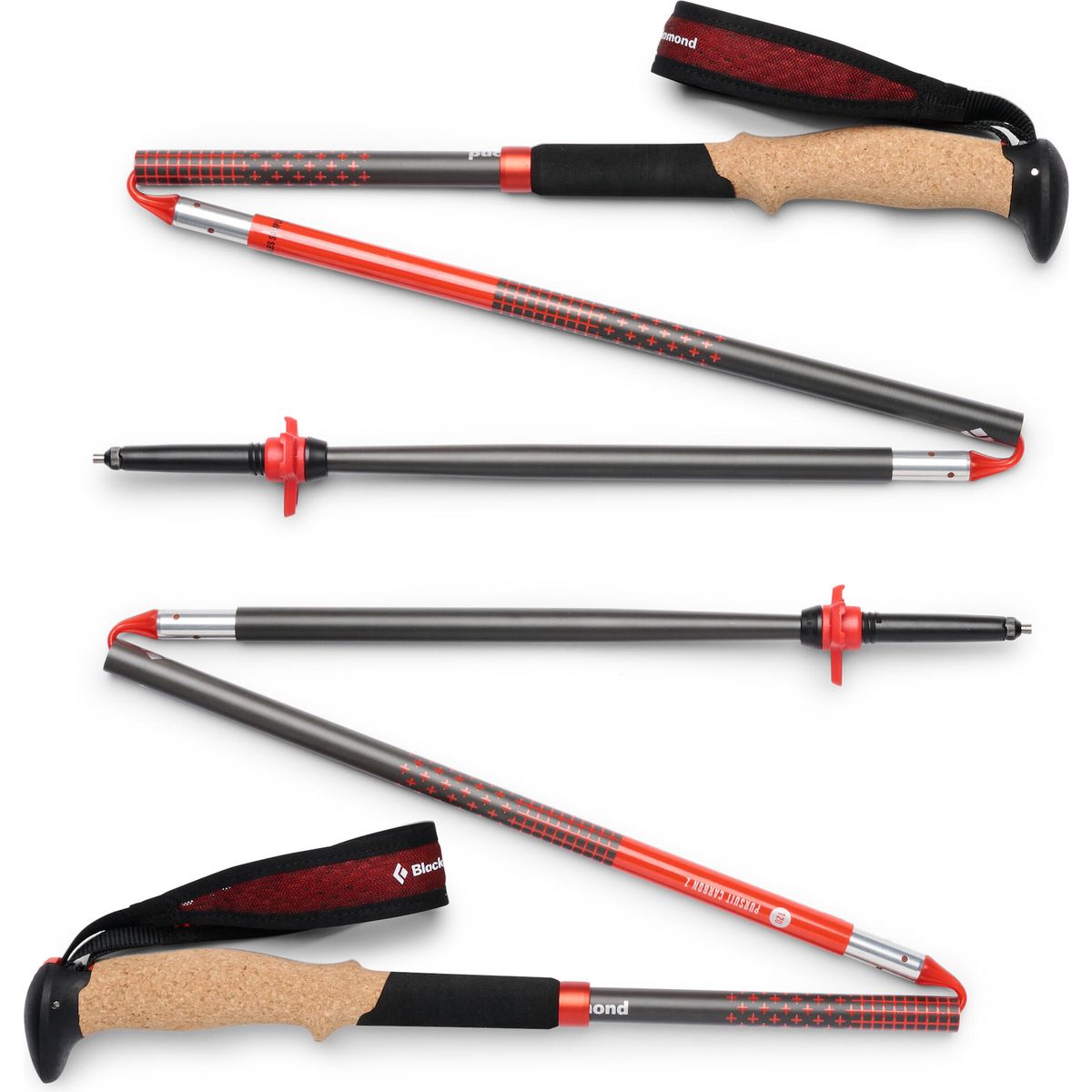Black Diamond Pursuit Carbon Z Poles octane (8001) 110 BD11000680011101