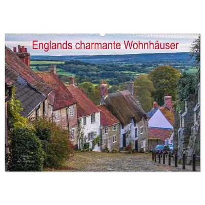 Englands charmante Wohnhäuser (Wandkalender 2027 DIN A2 quer), CALVENDO Monatskalender