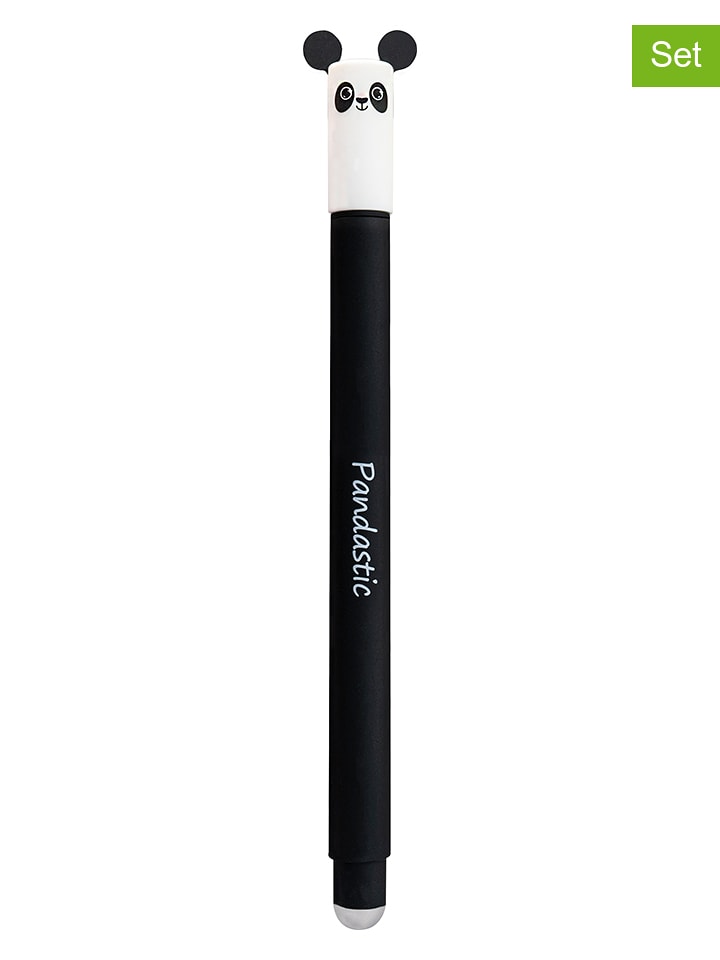 Eberhard Faber 3er-Set: Gelschreiber "Erase it! - Panda" - onesize