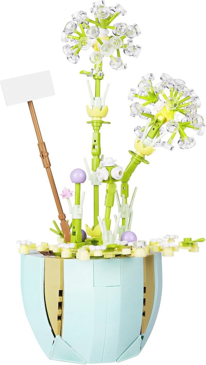 Creatieve Bloemboeket Bouwset met Kunstbloemen - 388 Stuks
