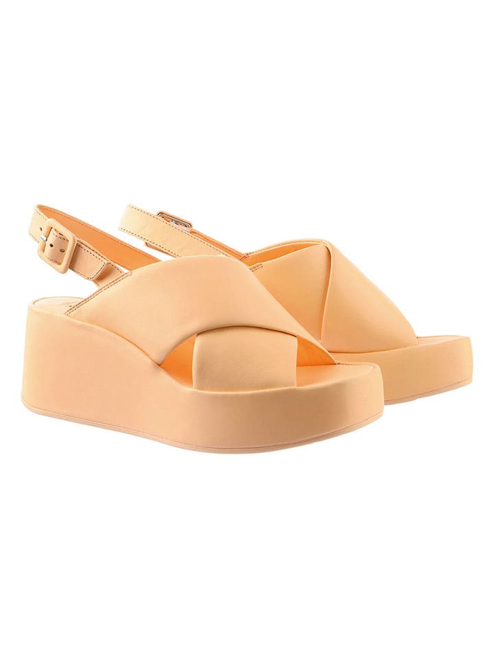Högl Leder-Sandaletten "Lucie" in Orange - 37