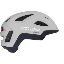 Victoria React LED Helm 55-59 cm weiß, grau, schwarz
