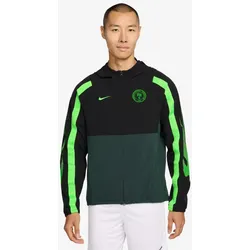NIKE Nigeria Energy Dri-FIT Woven Kapuzenjacke Herren 010 - black/pro green/electric green S
