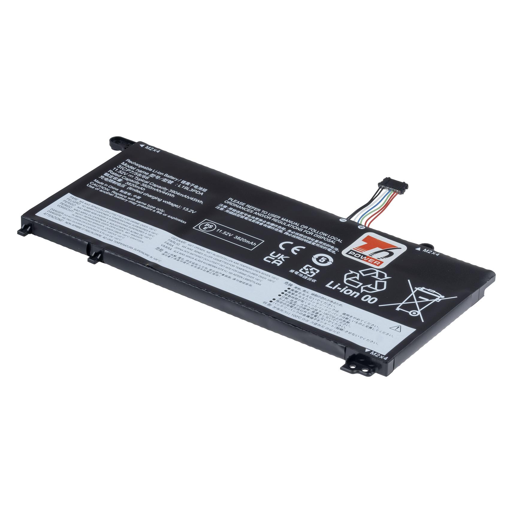 T6 Power Baterie Lenovo ThinkPad T470, T480, T570, T580,,, 3cell (3 Zellen, 2100 mAh) (NBIB0168)