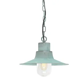 Elstead Lighting Sheldon Außen-Kettenleuchte Patinagrün IP44 E27