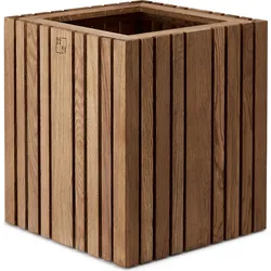 Growbig Selbstbewässernder Blumentopf dunkle Eiche