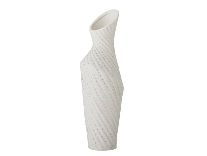 Bloomingville Creative Collection Fikla Vase, Weiß, Steingut, T9xH29 cm
