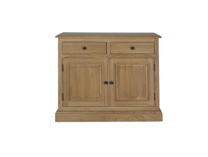 Buffet bas parisien 2 portes 2 tiroirs en chêne massif
