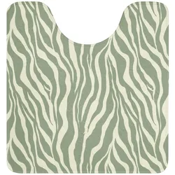 WC-VORLEGER Zebra - Motiv - Grün Toilettenvorleger 55x60 cm