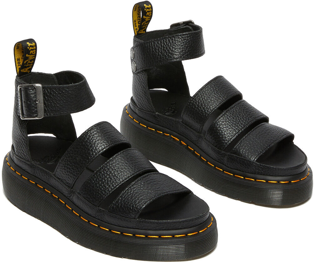 DR. MARTENS Sandales Clarissa II Quad en cuir, plateforme