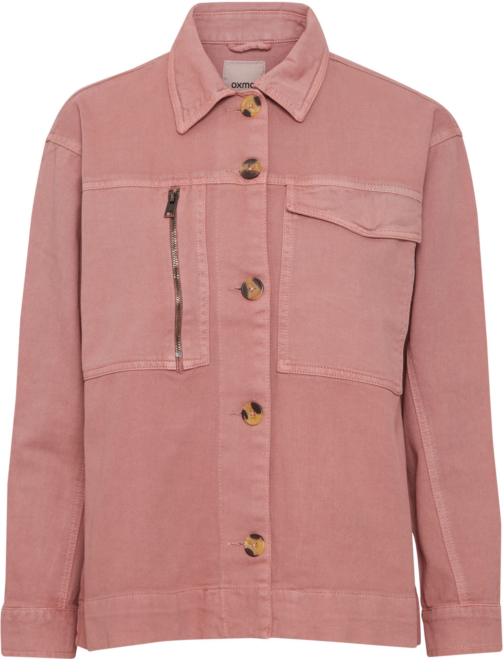 Funktionsjacke OXMO "Übergangsjacke OXTami", Damen, Gr. M, rosa (ash rose), Obermaterial: 100% Baumwolle CO., Jacken Funktionsjacke