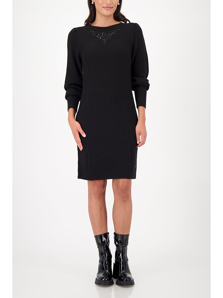 monari Strickkleid in Schwarz - 42