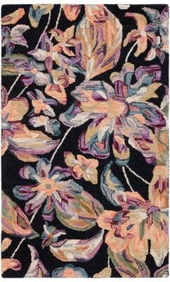 SAFAVIEH Handmade Blossom Chong French Country Floral Wool Rug