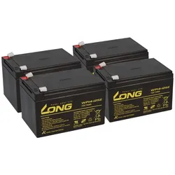 Kung Long WP14-12SE Akku-Satz 48V 14Ah für eFlux Freeride PRO 1600 Watt – 4x 12V AGM