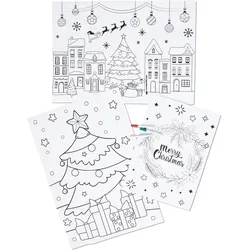 Tchibo - Weihnachts-Fenstermalerei - weiß