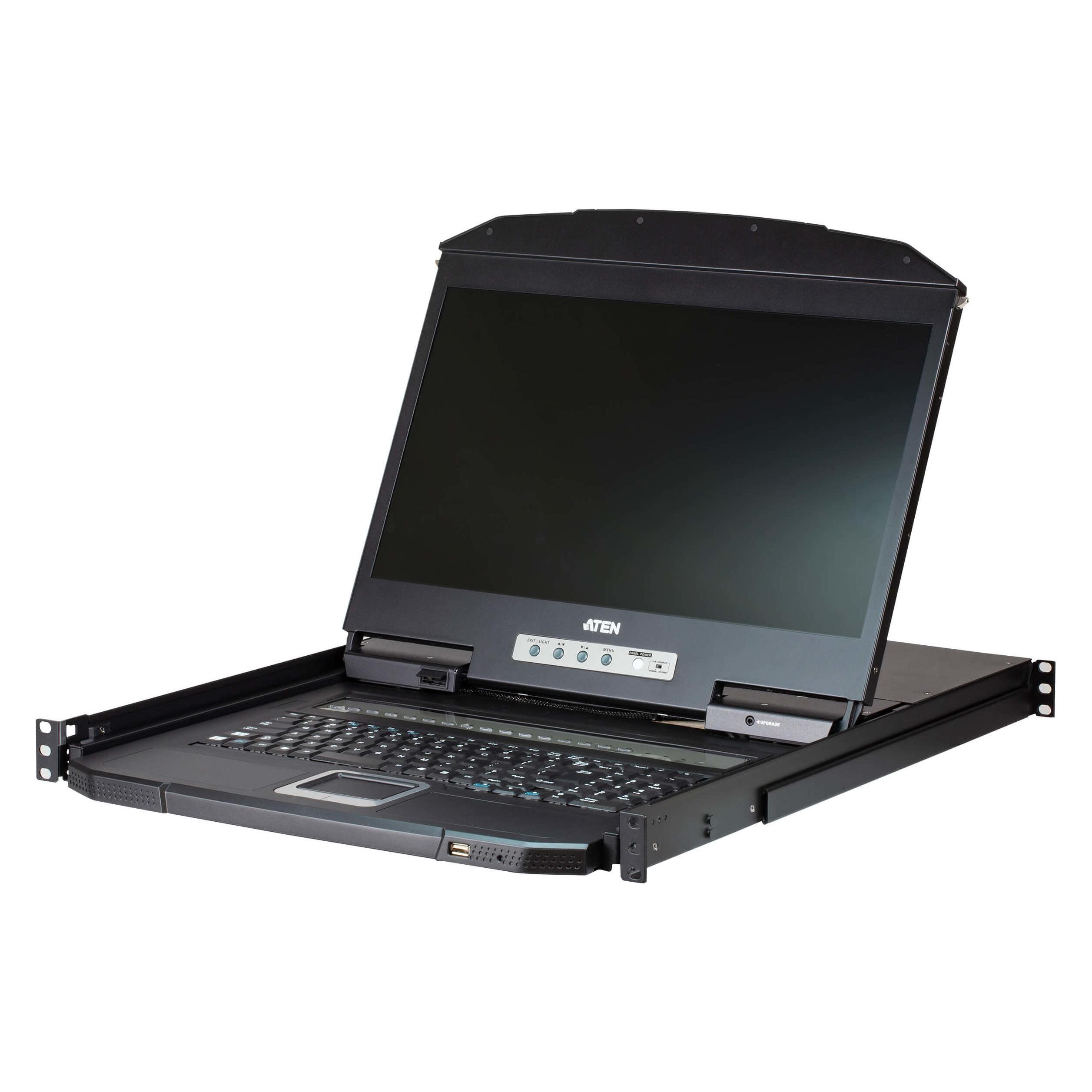 Aten CL3108NX IT KVM-Switch 8-Port, 18,5"-LCD-Konsole (PS/2-USB, VGA) IT-Layout (CL3108NX-ATA-ITG)