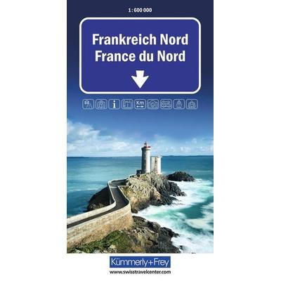 Kümmerly+Frey Strassenkarte Frankreich Nord 1:600.000, Sonstige von , Kümmerly+Frey, 978-3-259-01833-0