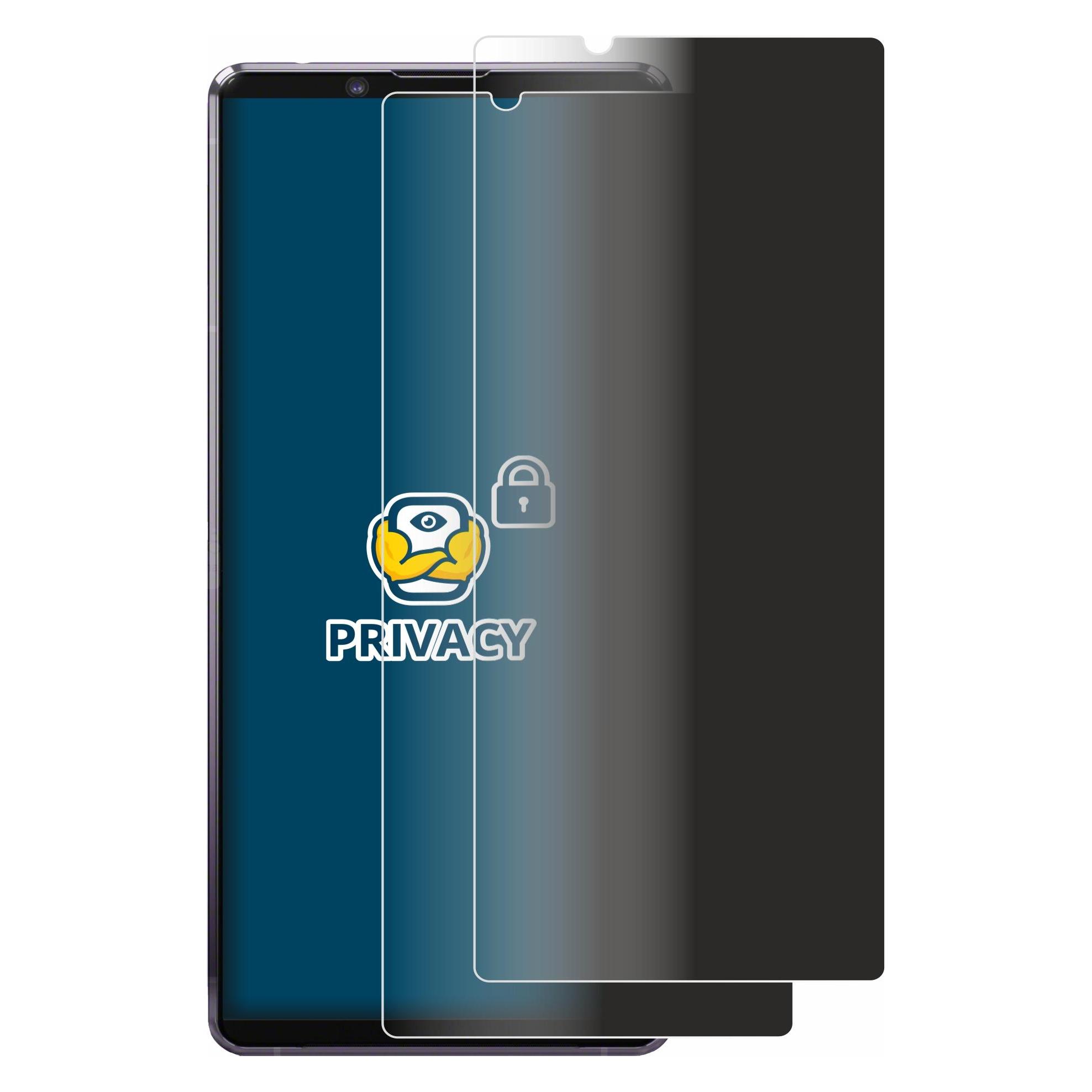 Brotect Sichtschutzfolie Anti-Spy Privacy Folie Blaulicht-Schutz (Sony Xperia 1 II) (4337943)