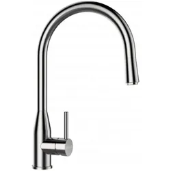 Schock Armatur Kavus 559120EDM, Edelstahl massiv, Hochdruck, Ausziehbarer Auslauf