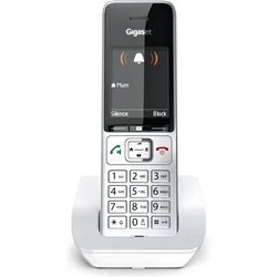 Gigaset COMFORT 501, Telefon, Weiss, Silber
