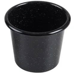 Riess Back- Muffinform hoch Ø8cm Schwarz Emaille