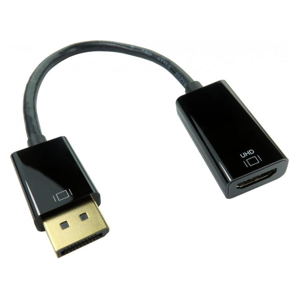 Cables Direct CDL 15CM 4K@60Hz DPM-HDMI F Screen (0.15 m) (HDPORT-0054K-CAB)