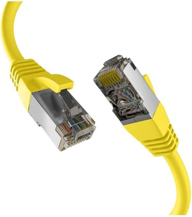 EFB Cat8.1 RJ45 Patchkabel S/FTP Geel 2m