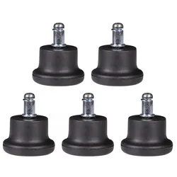 AMSTYLE 5er-Set Bodengleiter SPM1.915 Schwarz