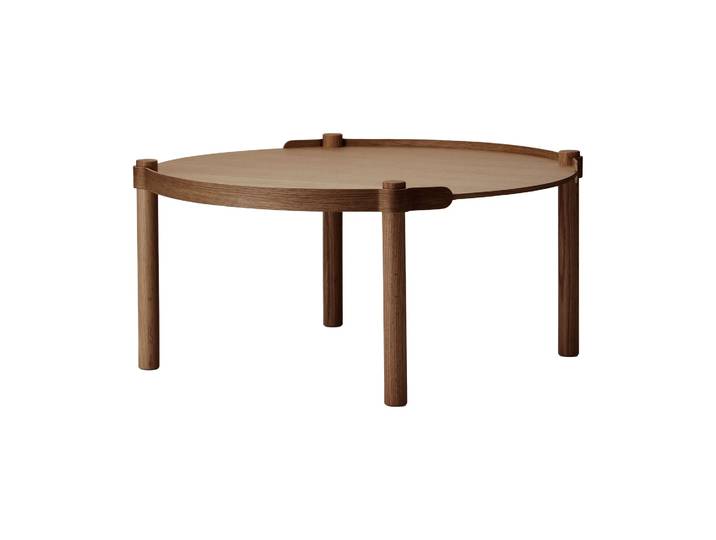 Cooee Design Woody Tisch Ø80cm Dunkel gebeizte Eiche