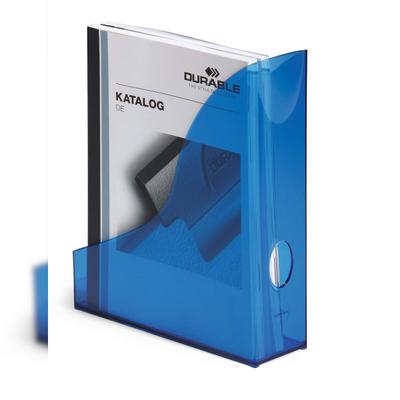 Durable Stehsammler A4 tr.bl BASIC mit Griffloch