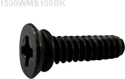 Hammond Electronics 1590WMS100BK Ersatzschraube Edelstahl Schwarz 100St.