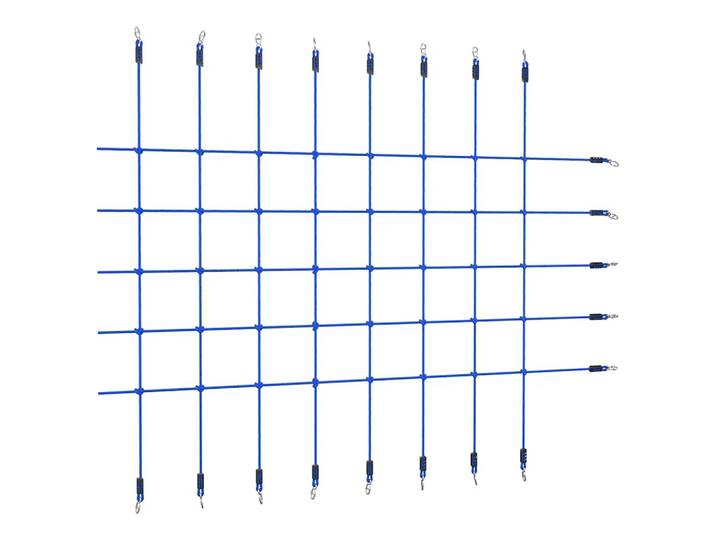vidaXL Kletternetz 200x150 cm Blau