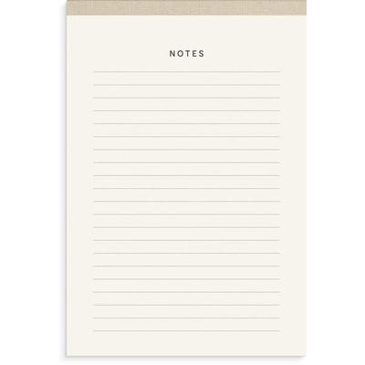 Burde Notizblock Textil beige A5