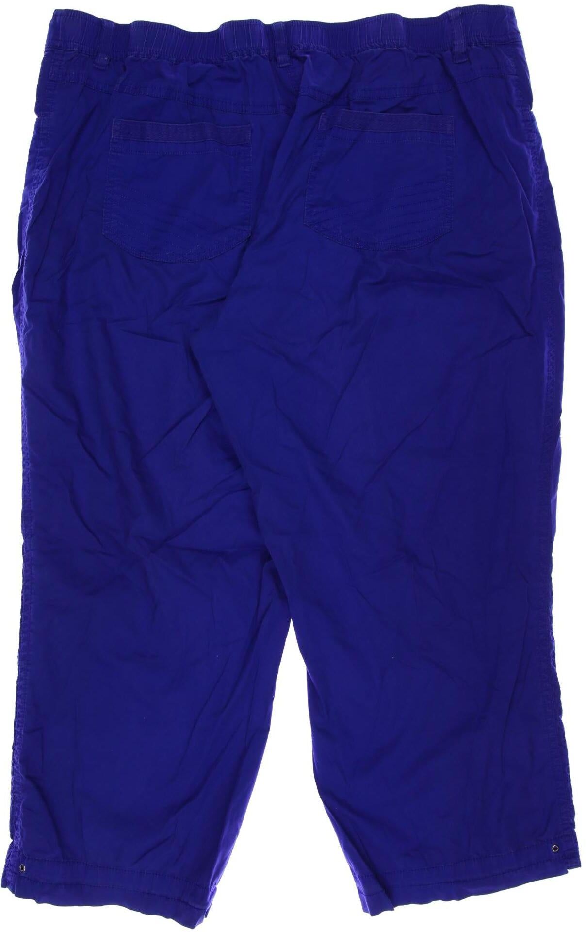 Ulla Popken Damen Stoffhose, Marineblau, Gr. EU 32 (IT 38), kein / Etikett - Second Hand