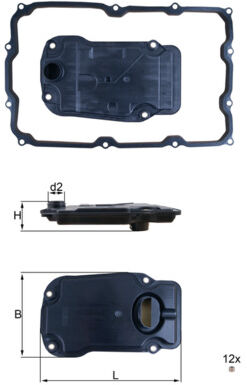 Mahle Hydraulikfilter, Automatikgetriebe Hx271d Für Toyota Lexus