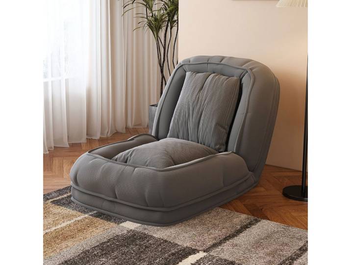 BBWL Schlafsofa 5-fach verstellbar 90–180° Multifunktions-Liege mit Kissen, Klappbares ergonomisch für Wohnzimmer Schlafzimmer Haustier geeignet